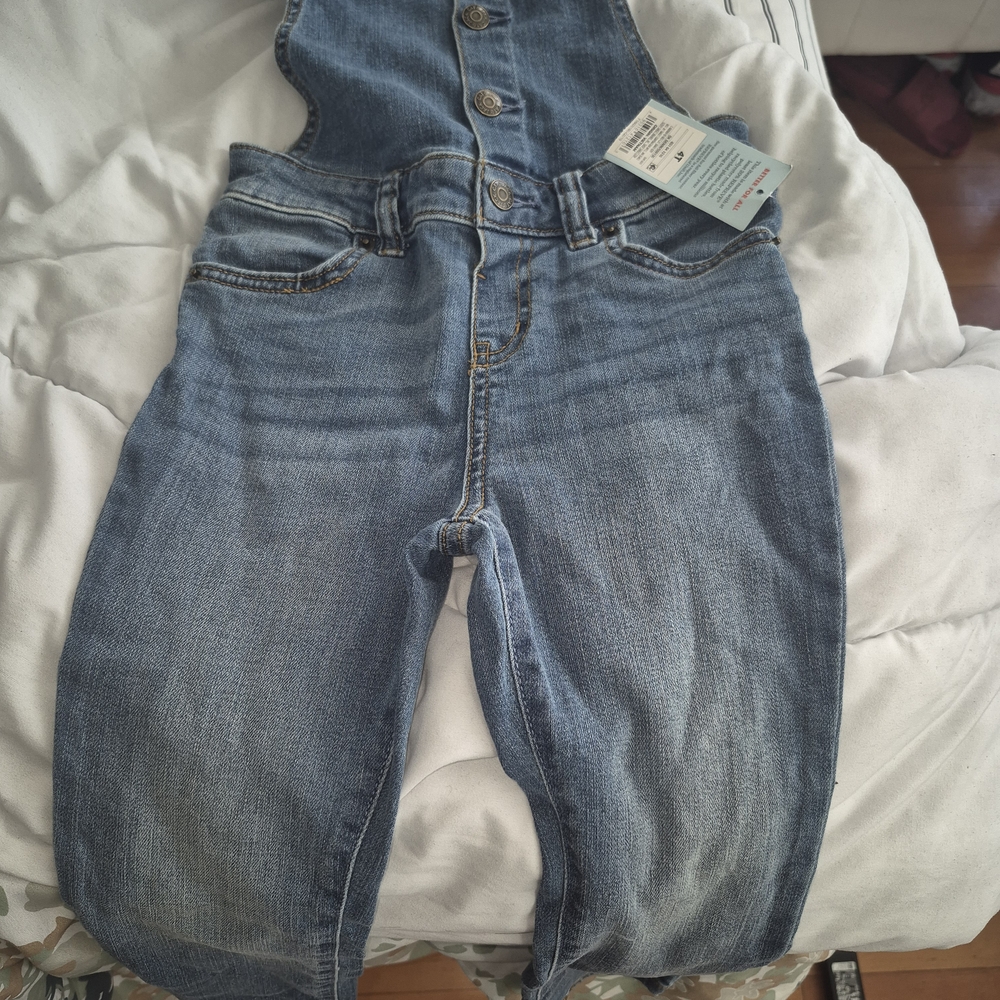 Classic Blue Denim Kids Romper